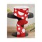 1.5" Giant Three Size Polka Dot Ribbon: Red & White (10 Yards)